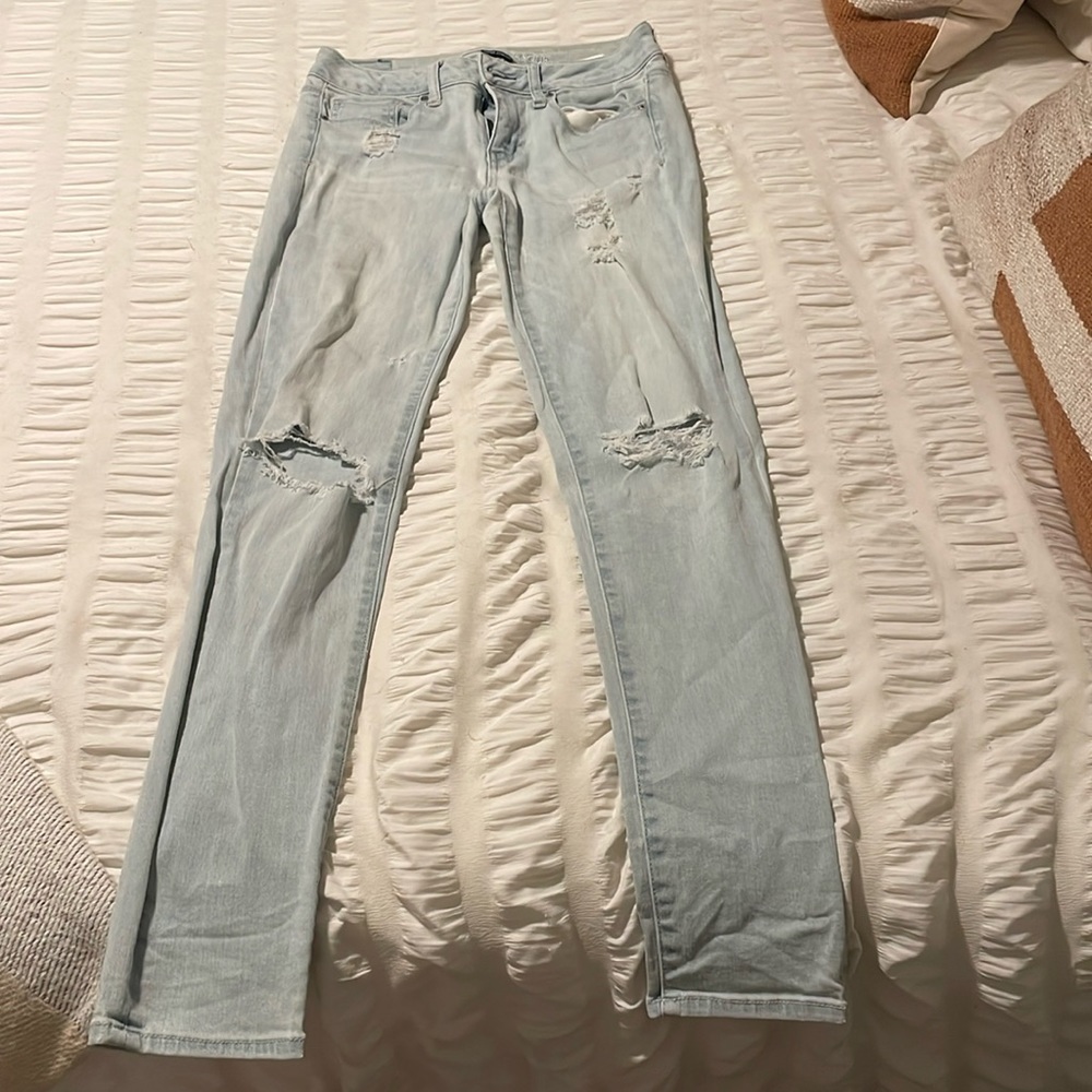 Super stretch American eagle jeans
